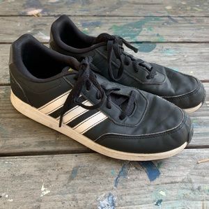 Adidas Black Leather Shoes